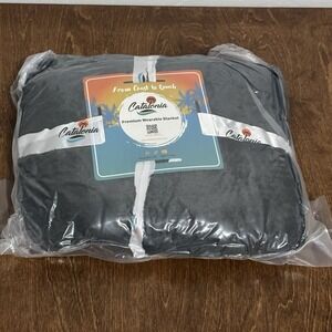 Catalonia Wearable Fleece Minkie Blanket Blue New